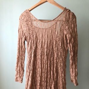 Urban outfitters above knee dress, light brown